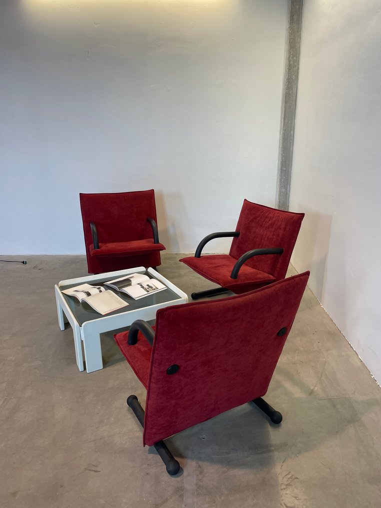Arflex - Burkhard Vogtherr - Poltrona (3) - t-line - Velluto #1.0