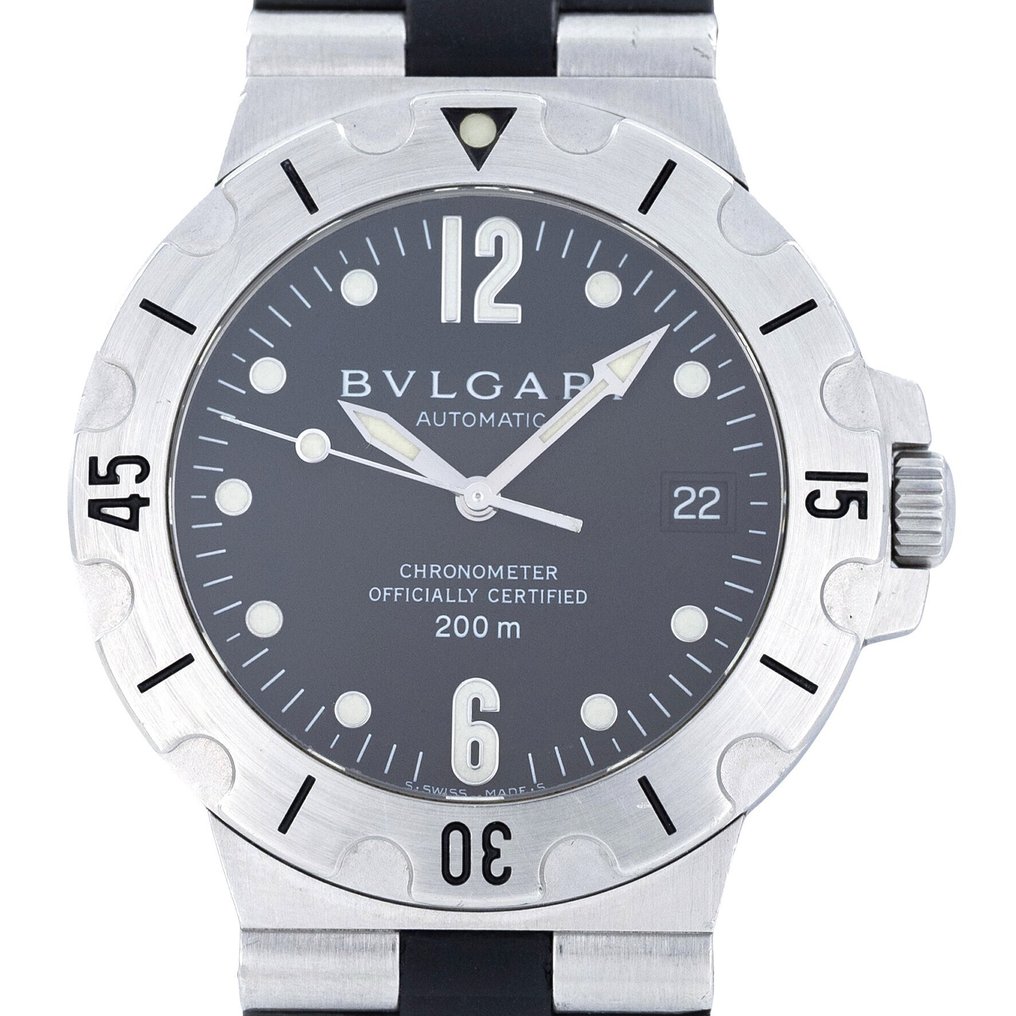 Bvlgari - Diagono Scuba Date - χωρίς τιμή ασφαλείας - SD38S - Άνδρες - 1990-1999  #3.2