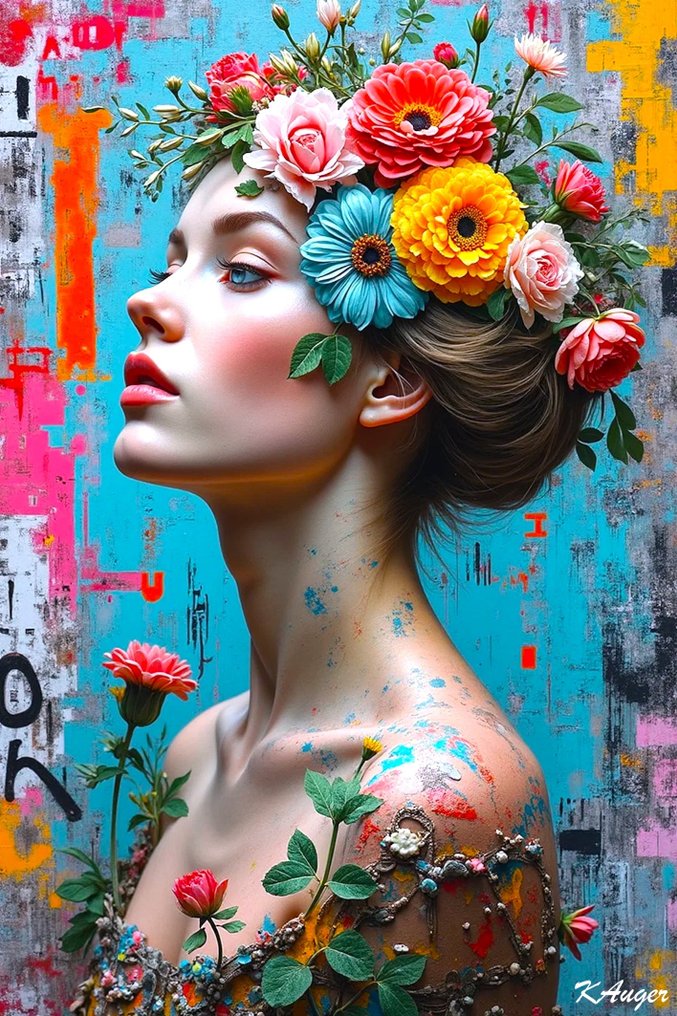 KAUGER (1972) - Paola 1/1 Toile XL #1.0