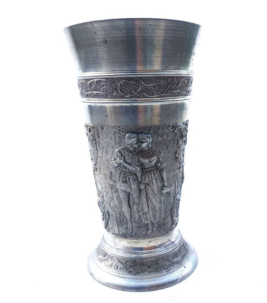 BMF - Vase  - Spelter, Tin, Silver #1.0