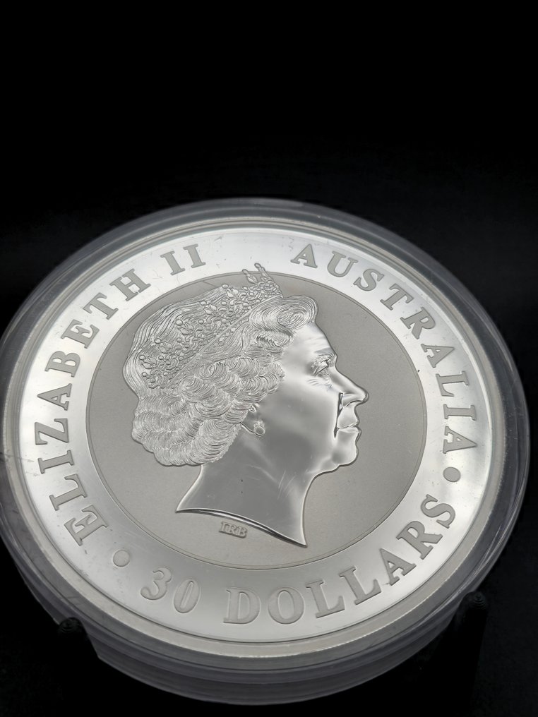 Australia. 30 Dollars 2010 Kangaroo, 1 KG .999 #3.2