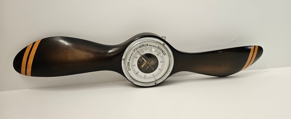 HGM Hobla Holland - In propeller vorm - Barometer - Træ #1.0