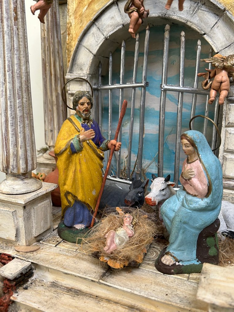 圣格雷戈里亚门的圣诞场景剧场 - 陶器, 木 - 2025 - Presepe - Natività #3.2