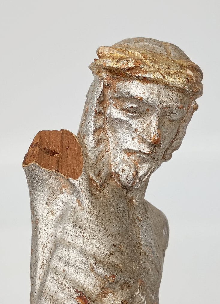 Krucifix - Trä - 1800-talet - Corpus Christi - 24,5 cm #3.2