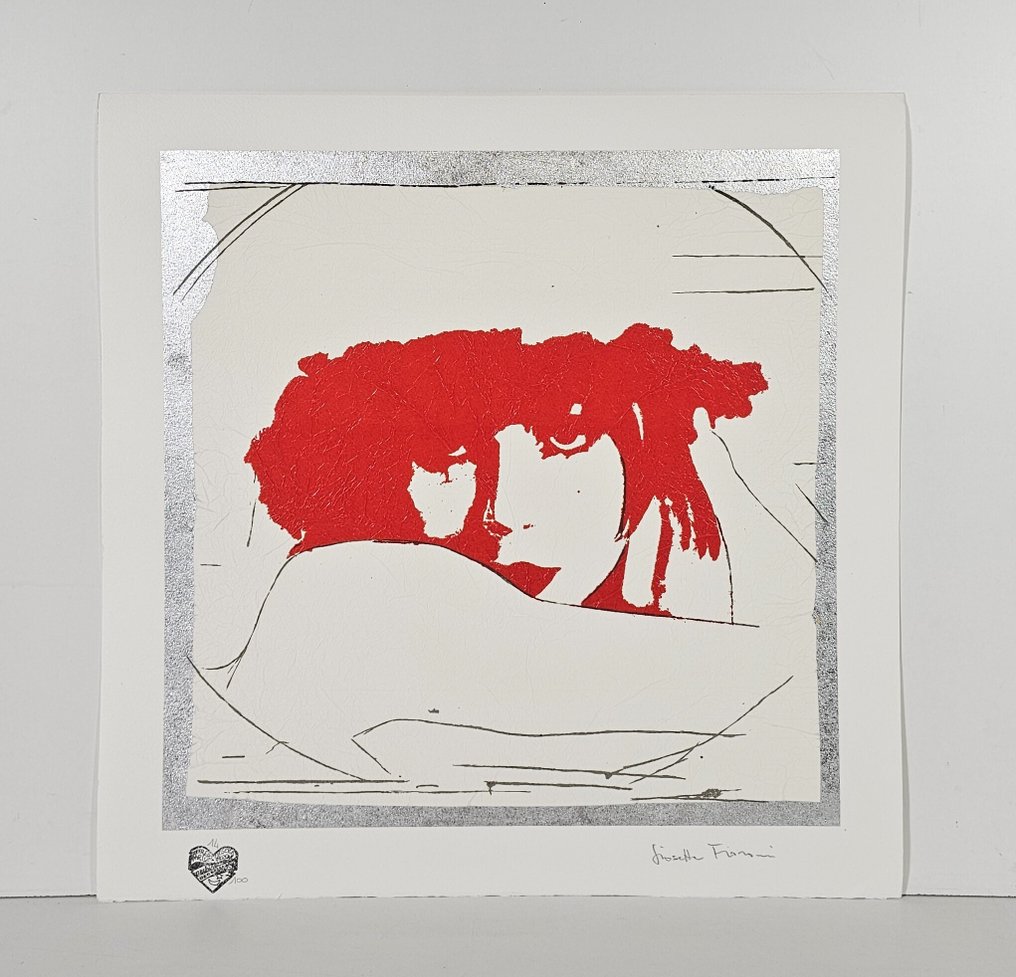 Giosetta Fioroni (1932) - Doppio liberty Rosso #2.1