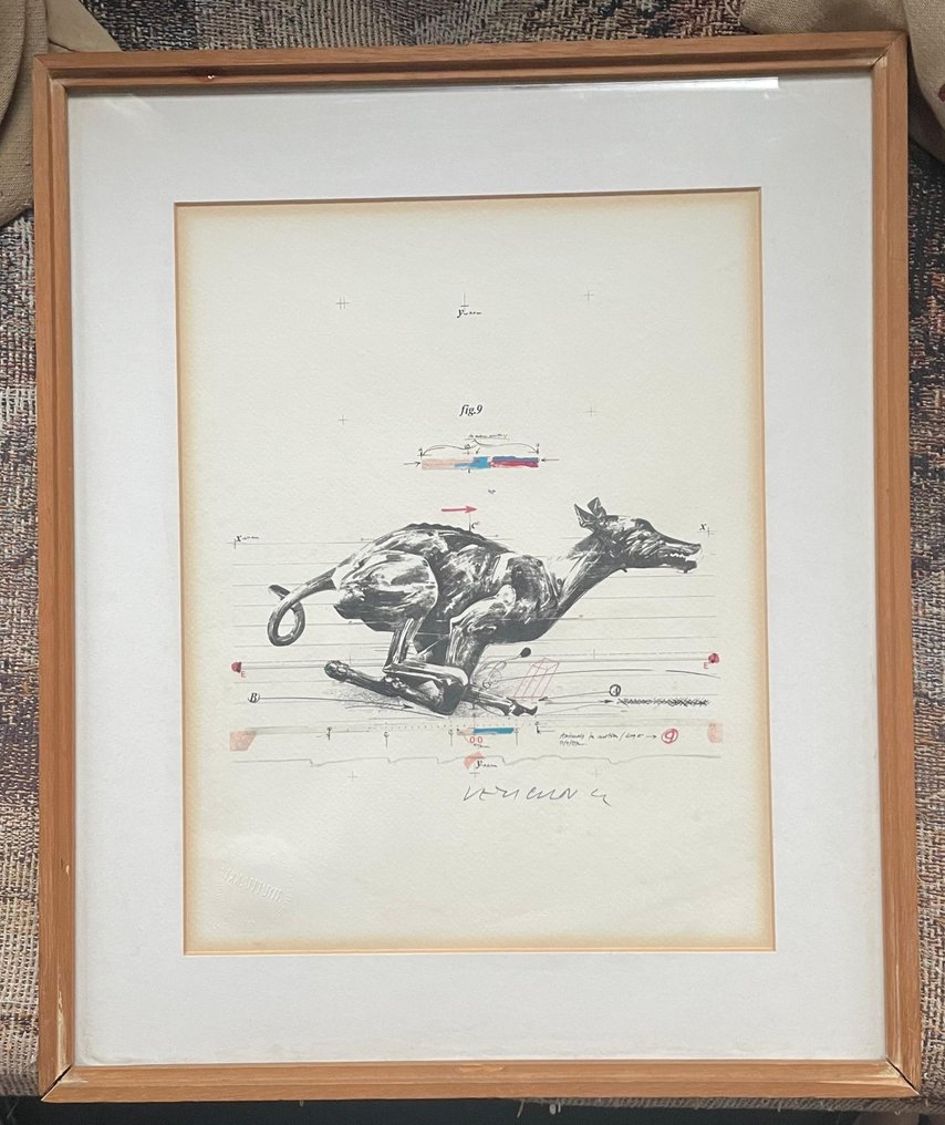 Vladimir Velickovic (1935-2019) - Vladimir Velickovic, Animals in Motion, Lithograph Signed in Pencil #1.0