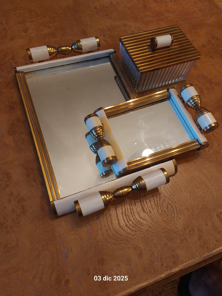 Dekoratív tálca - Németország - 2 tálcát és dobozt #1.0