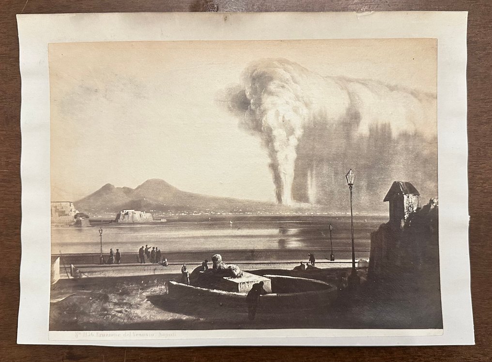 Anonimo - Napoli Vesuvio - fotografia antica dell’800 #1.0