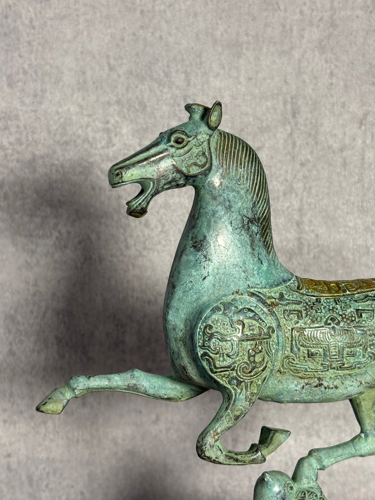 Άγαλμα, Vliegend Paard - 19.5 cm - Μπρούντζος #1.0