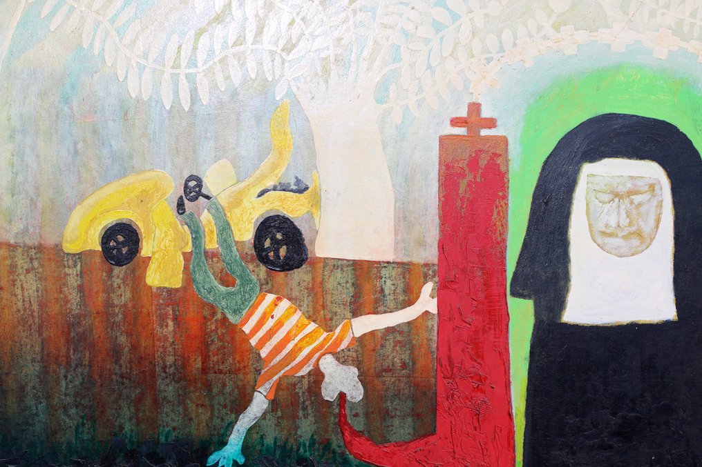 Guido Eckhardt (1944-2018 ) - de Non met man en vrouw. #1.0