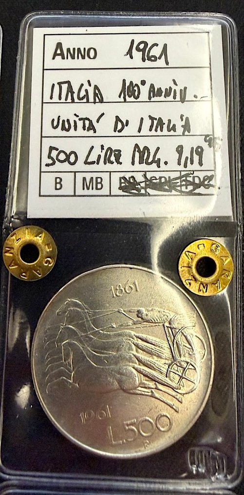 Italia Regno e Repubblica Lotto 10 pezzi argento anni 1914/1970 (Zonder minimumprijs) #2.1