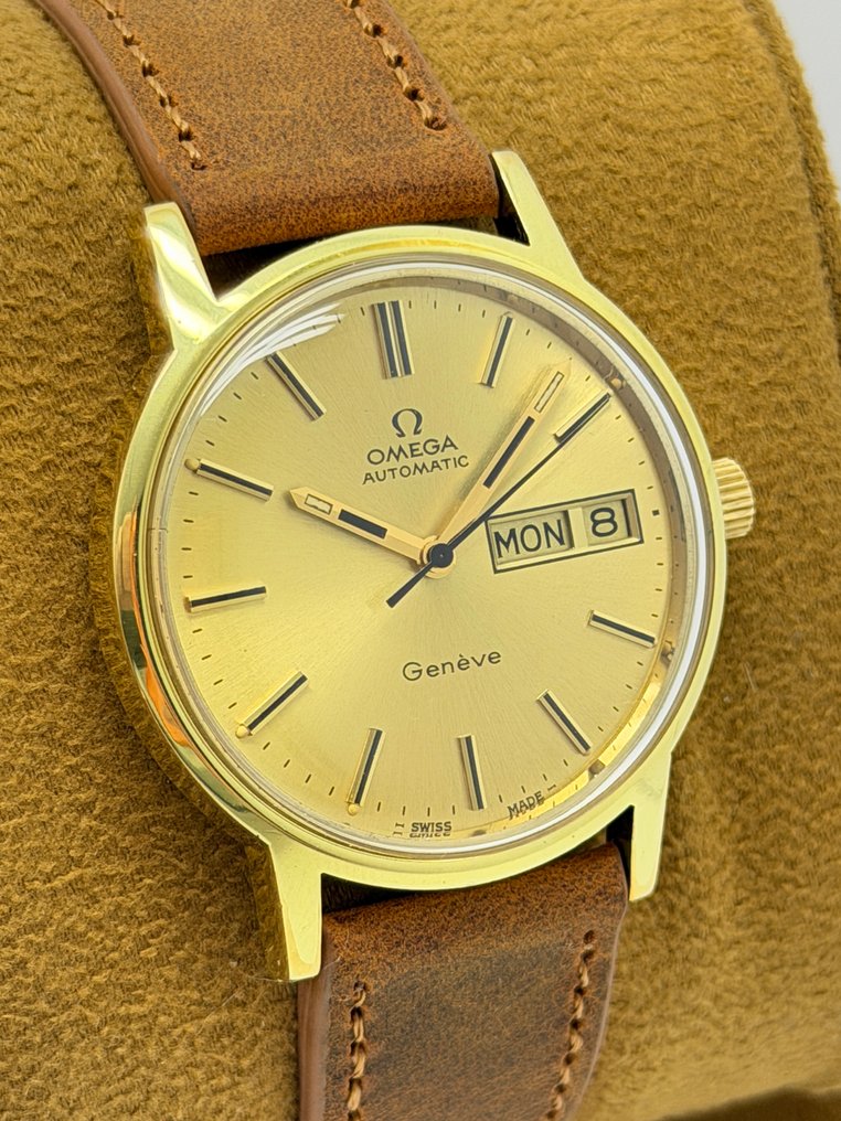 Omega - Geneve Automatic Day Date Cal 1022 - No reserve price - 166.0117 - Men - 1970-1979 #1.0