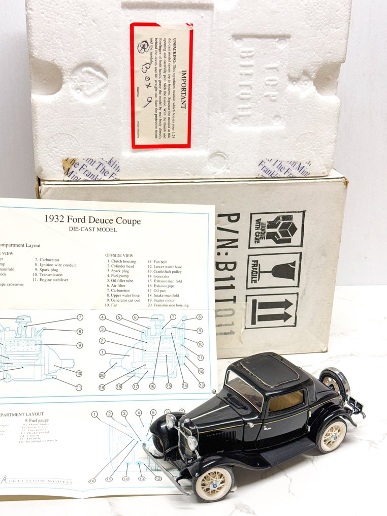 Franklin Mint 1:24 - Modellauto - 1932 Ford Deuce Coupe #3.2