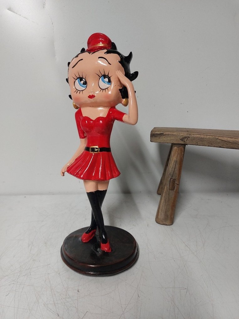 Statue, Betty Boop  red design - 33 cm - polyresin #1.0