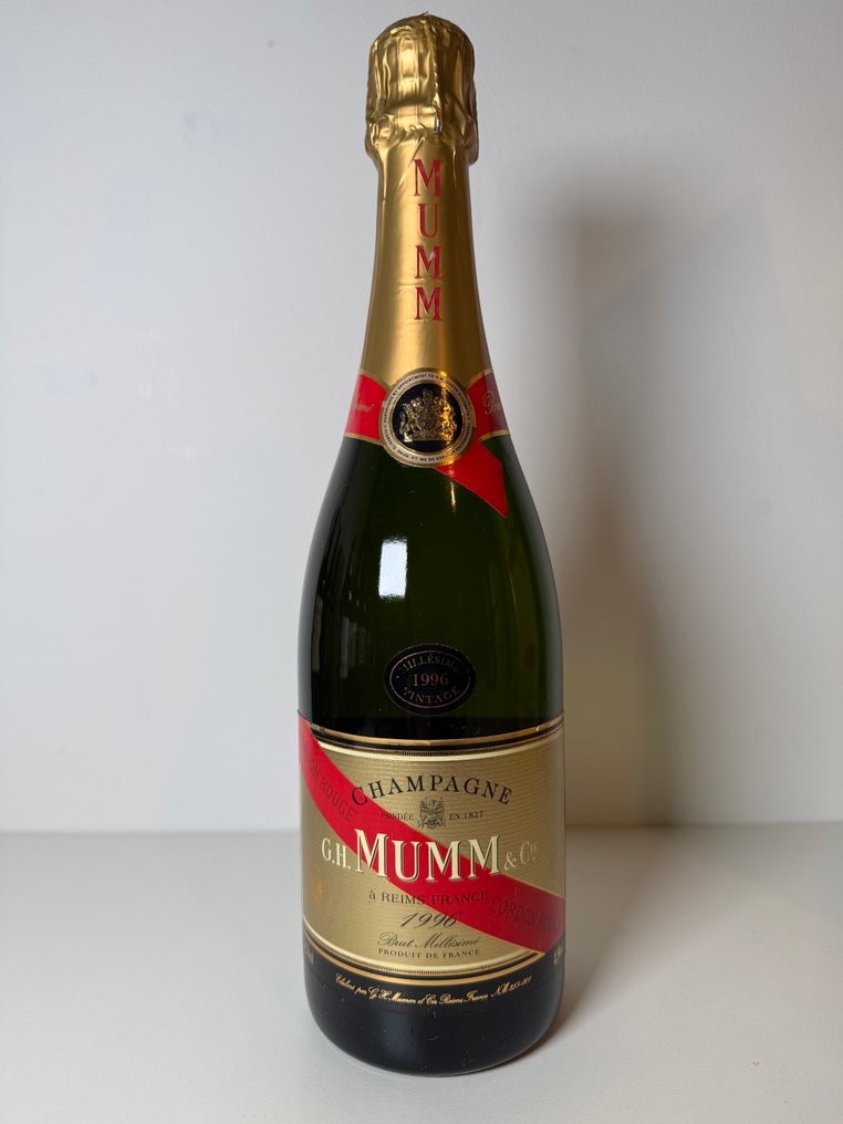 1996 G. H. Mumm, Cordon Rouge - Σαμπάνια Brut, Vintage - 1 Î¦Î¹Î¬Î»Î· (0,75L) #1.0