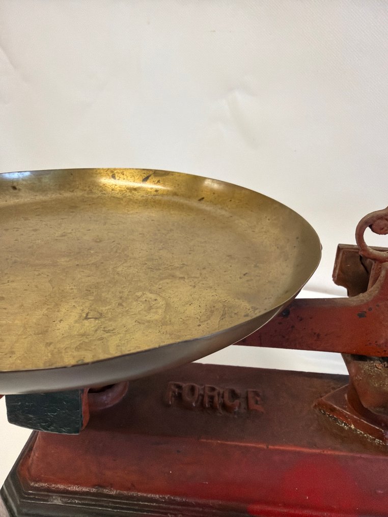 Cântar sau balanță -  Forța 10 kilograme - Alamă aurit, Topit - Balanță pentru alimente #2.1