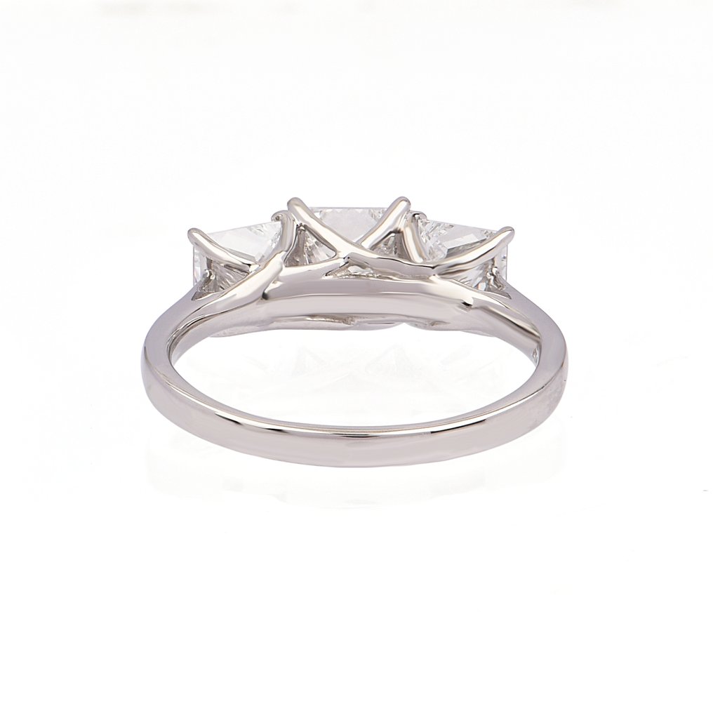 Sormus Platina - 2.50ct. tw. Timantti (Laboratoriossa kasvatettu) #4.3