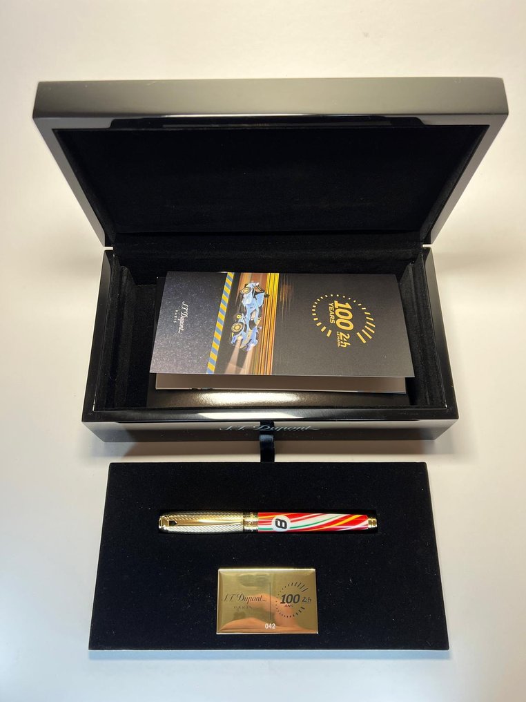 S.T. Dupont - 24H Le Mans Line D Fountain Pen complete set - Caneta de tinta permanente #1.0