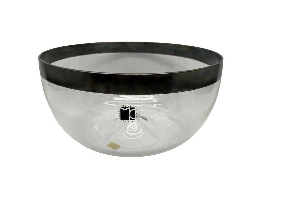 Carlo Moretti - Ciotola - Vetro, Argento - Set di ciotole #4.3