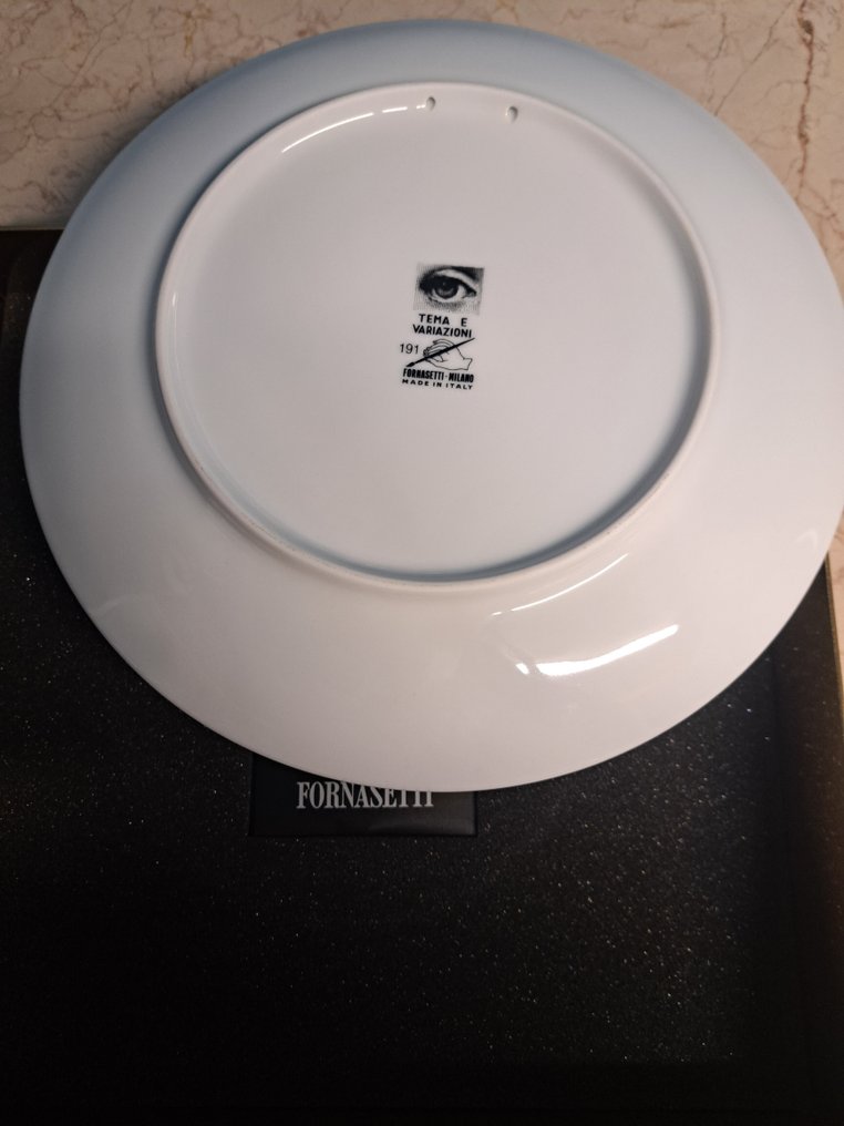 Piero Fornasetti - Πιάτο - Πορσελάνη - Θέμα και παραλλαγές #3.2