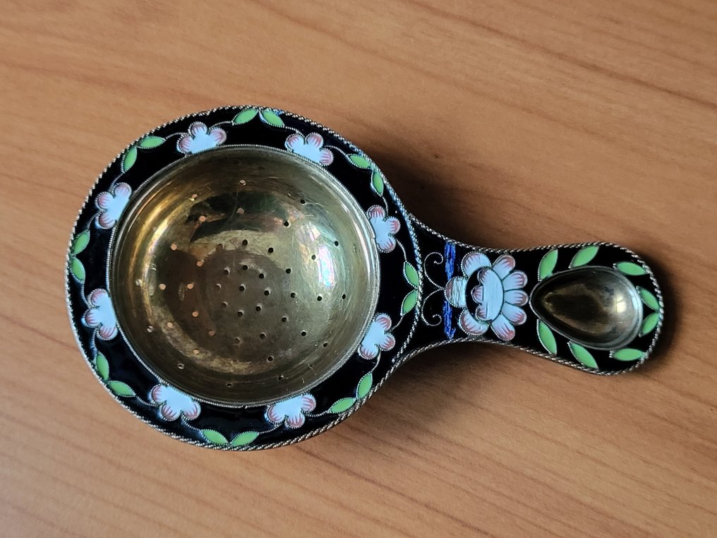 Colino del tè - .916 (88 Zolotniki) argento #1.0