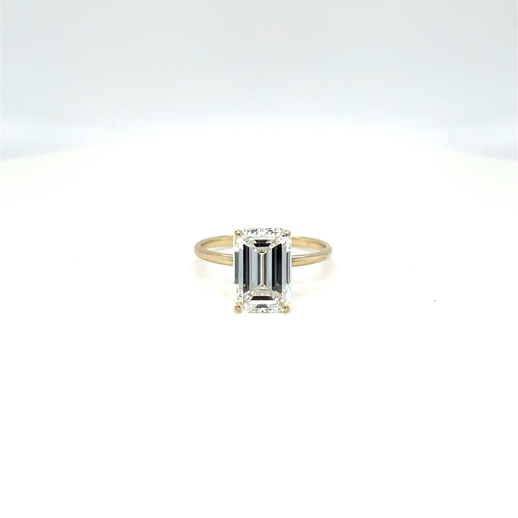 No reserve price - Ring - 14 kt. Yellow gold - 2.06ct. tw. Diamond (Lab-grown) #1.0