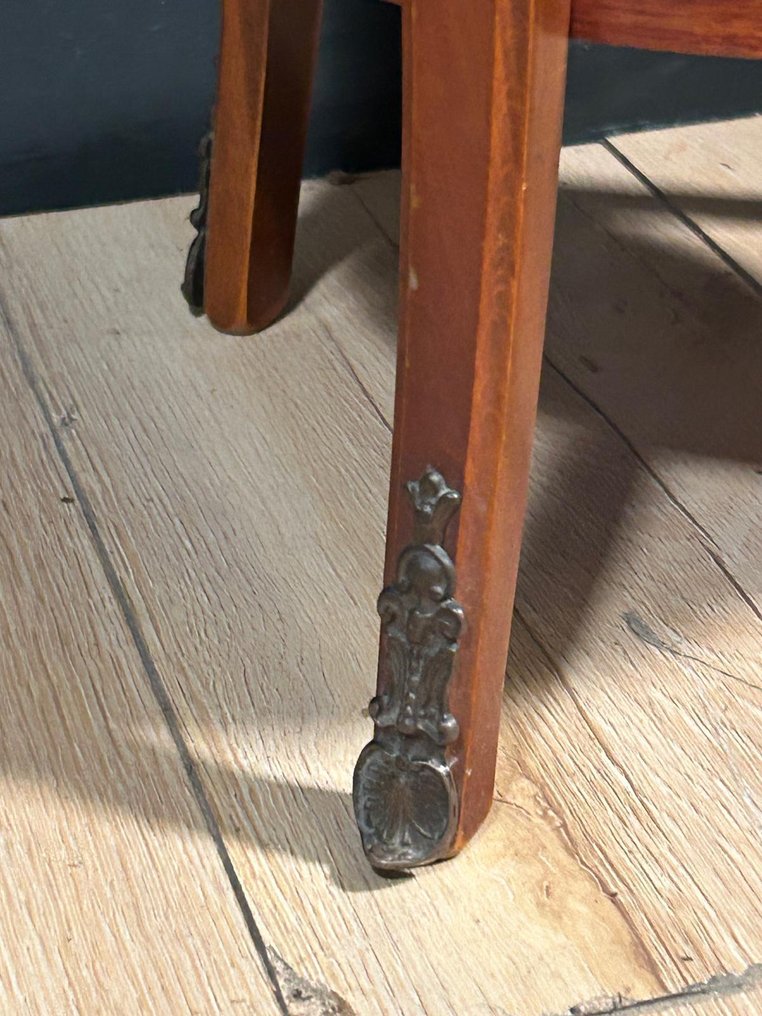 Centre de table - Bois, Bronze, Poterie - table basse ancienne #3.2