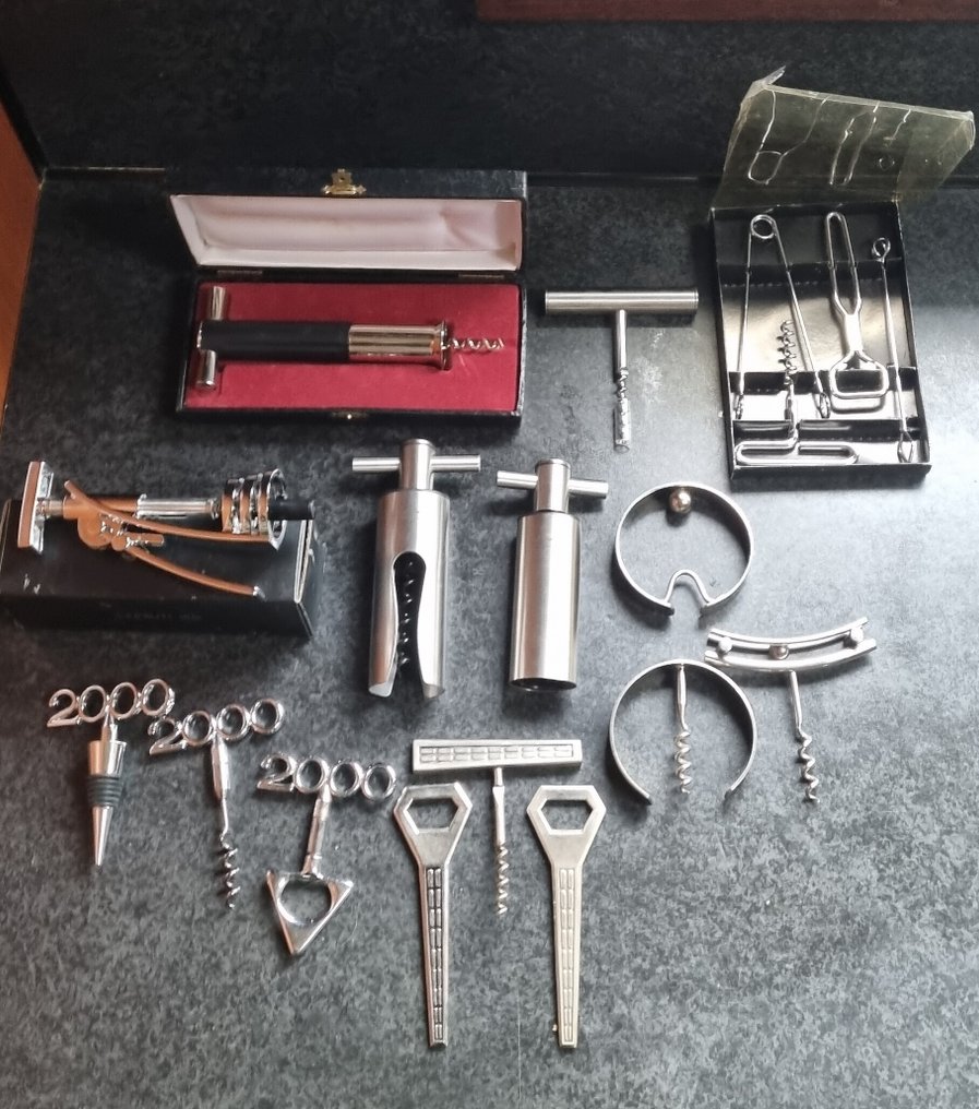 Cerruti 1881, Villeroy & Bosch, Bent Falk - Cavatappi - RVS - Set di vintage e di design. #1.0