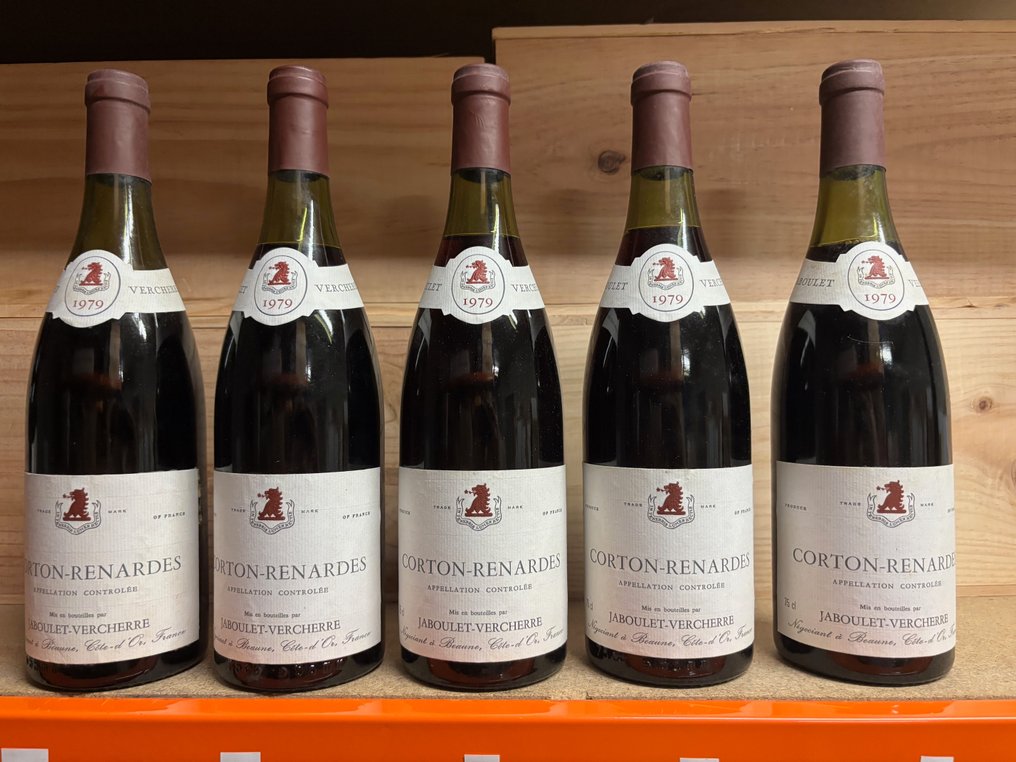 1979 Jaboulet Vercherre - Corton Renardes Grand Cru - 5 Bottles (0.75L) #1.0