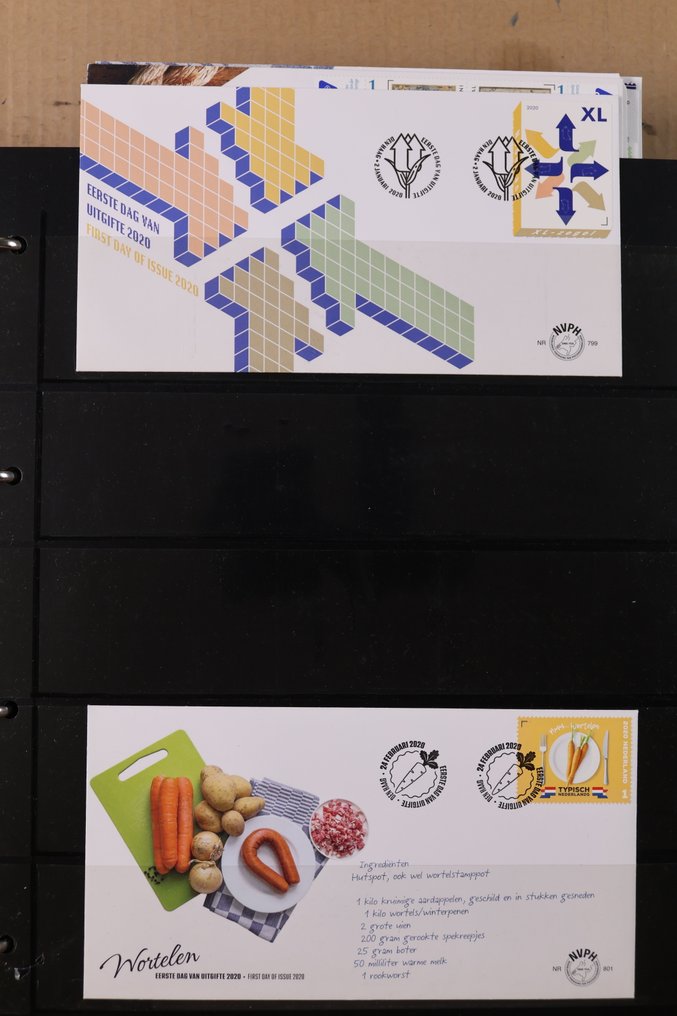 Paesi Bassi 2020 - Su 2 dopo un'intera annata di FDC - Spedizione gratuita in tutto il mondo* - NVPH E797a/E817b #1.0