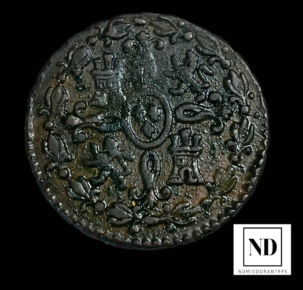 Spanyolország. Fernando VII. 2 Maravedís 1832 - Segovia (Nincs minimálár) #1.0