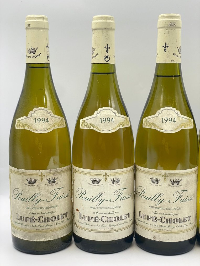 1994 Lupé-Cholet Pouilly-Fuissé - Pouilly Fuissé - 5 Bottles (0.75L) #3.2