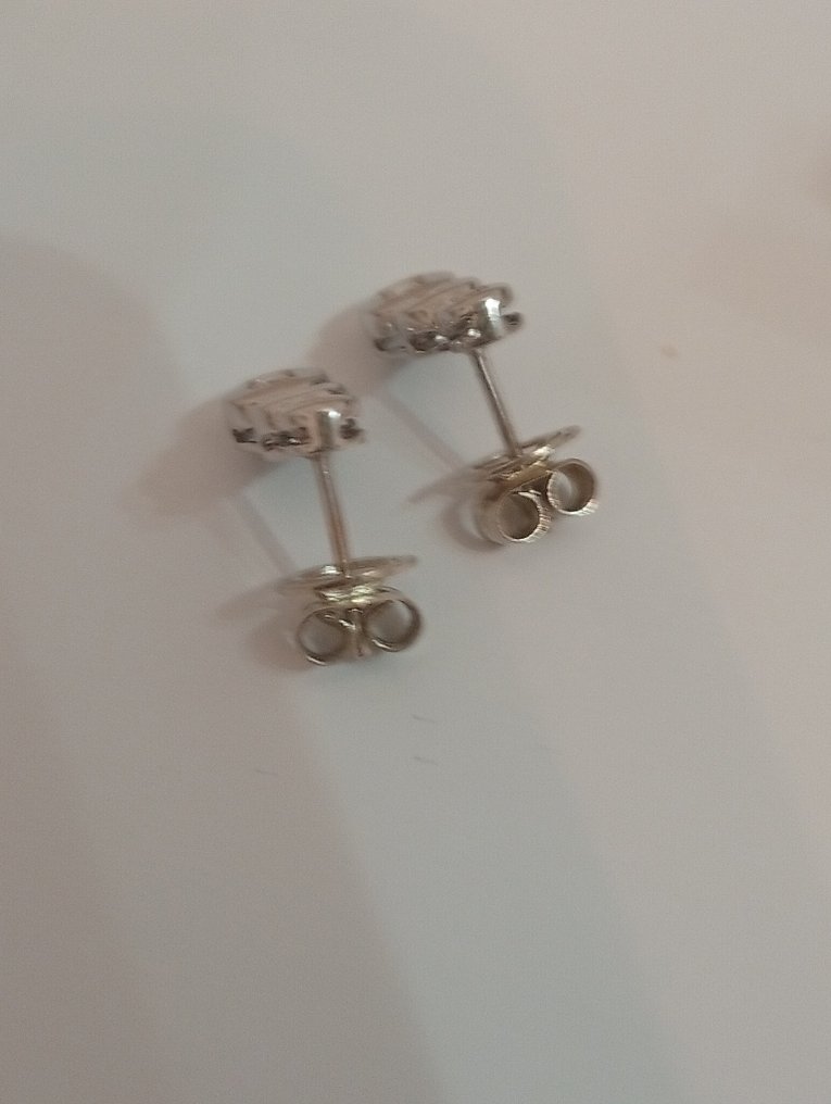 Σκουλαρίκια - 18 καράτια Λευκός χρυσός #2.1