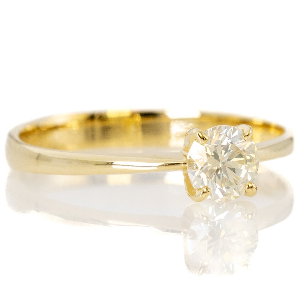 沒有保留價 - 戒指 - 14 克拉 黃金 -  0.48ct. tw. 鉆石 (天然) - GWLab #1.0