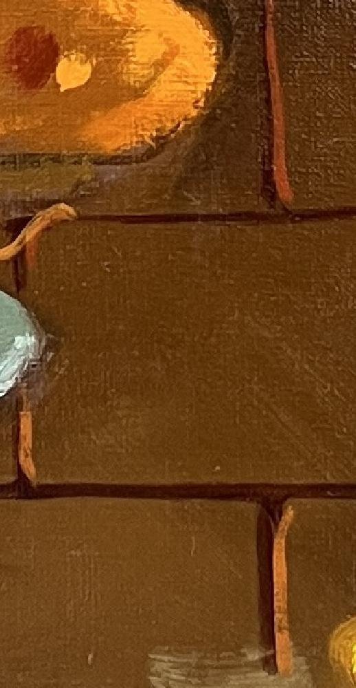 Ευρωπαϊκή σχολή (XX) - Still Life with Lamp and Bottle #3.2