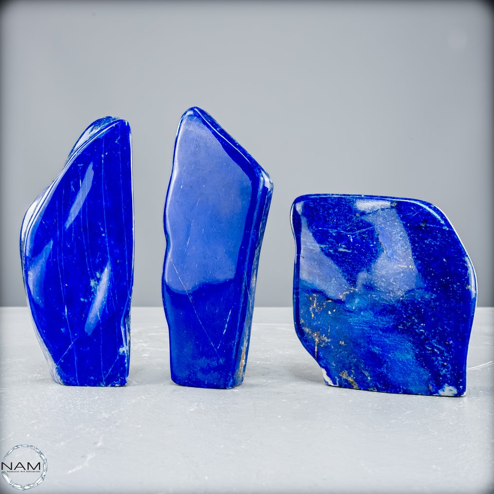 Μαγευτικό σετ Λαπίς Λαζούλι Η συμφωνία του βασιλικού μπλε φωτός- 671.22 g - (3) #1.0