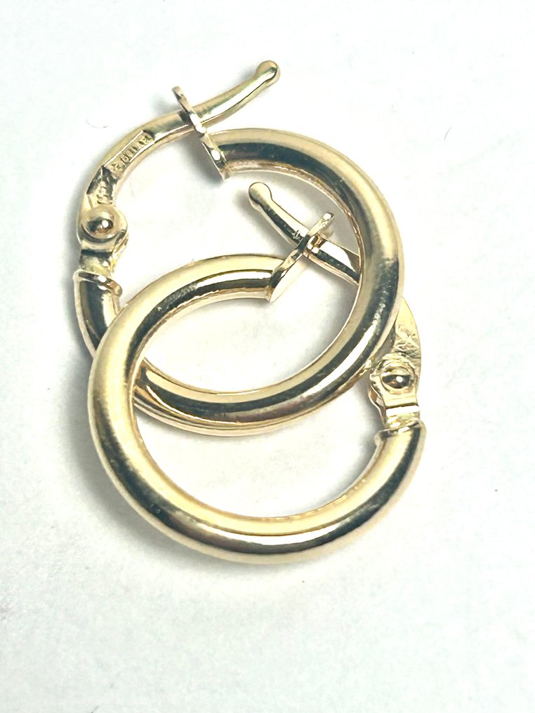 χωρίς τιμή ασφαλείας - Κρίκοι - 18 καράτια Κίτρινο χρυσό #1.0