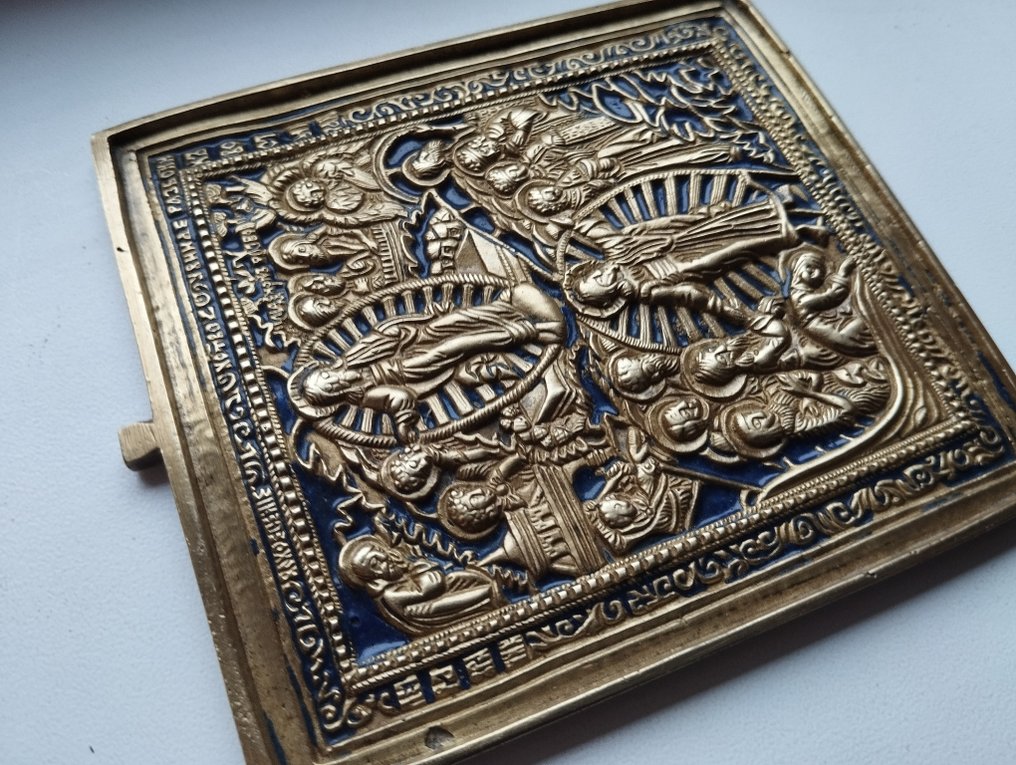 Icon - Resurrection - Bronze, Enamel #2.1