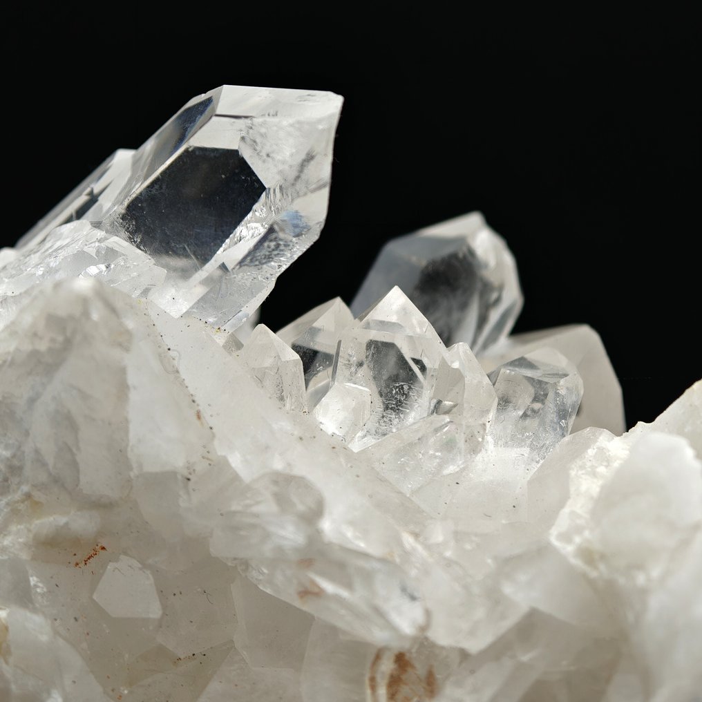 玉髓，晶体交织，美国 水晶矩晶体 - 高度: 106 mm - 宽度: 94 mm- 608 g #4.3