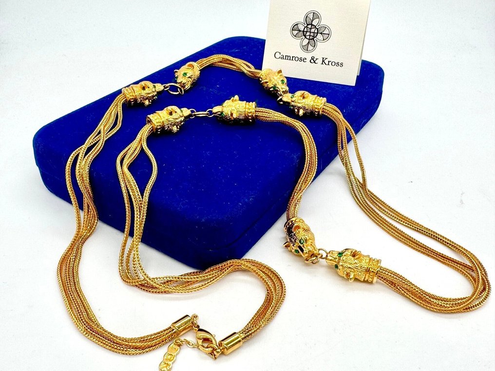 Camrose y Kross chapados en oro de 24 kt - Collar #2.1