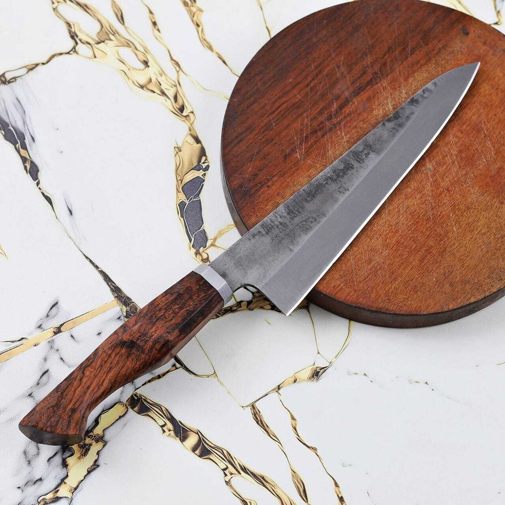 廚刀 - R679 - 鋼, 木, 銀 - 義大利 - 厨师的 Gyuto 刀 #4.3