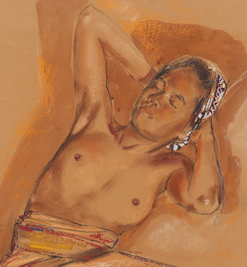 Louis Nagelkerke (1949) - Rustende Balinese vrouw #3.2