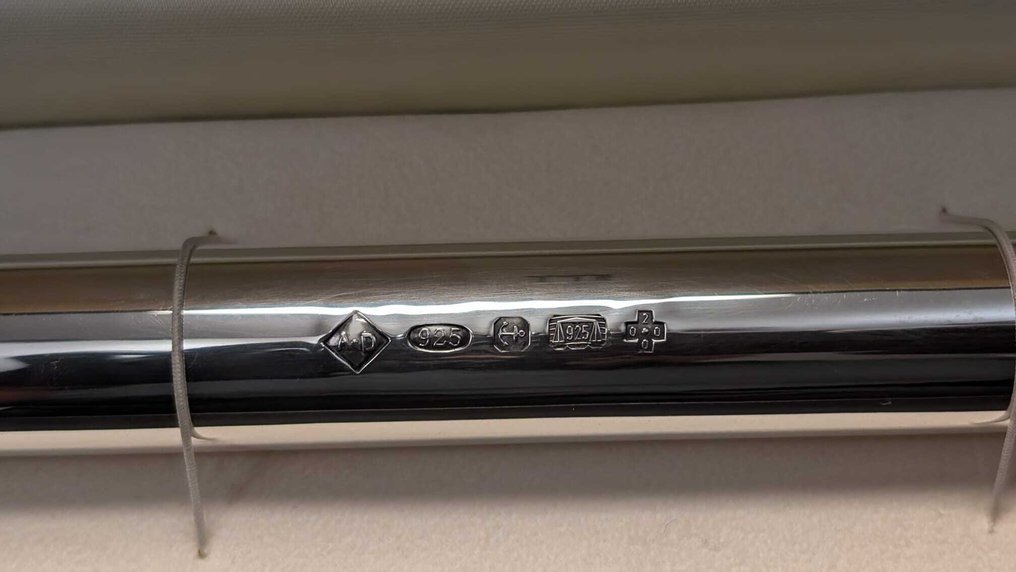 Dunhill - Zonder Minimumprijs - Sigarendoos - .925 zilver - Sigarettendoosje van 925 zilver. #1.0