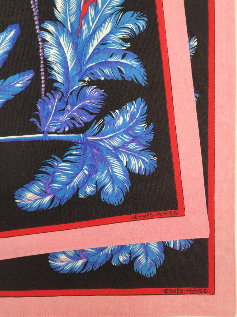 Hermès - Set mit 2 Platzsets - Tischtuch  - 32 cm - 45.5 cm #1.0