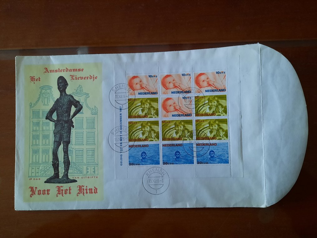 荷兰 1963/1991 - 在大信封上的邮册，空白，开启的盖子。 #2.1