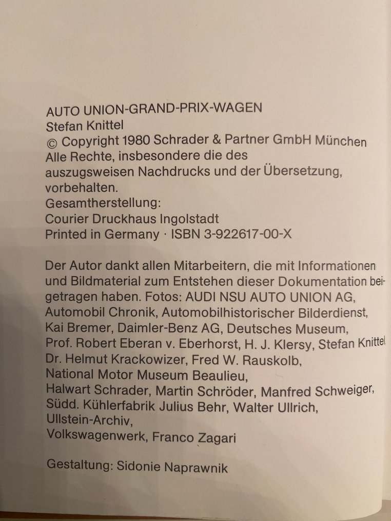 Stefan knittel. Gianni Cancellier - Auto Union - 1979-1979 #4.3