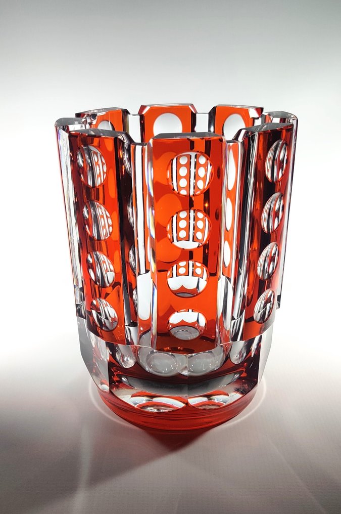 Val Saint Lambert - Charles Graffart - Vase - Cezanne catalog 1938 - Crystal #2.1