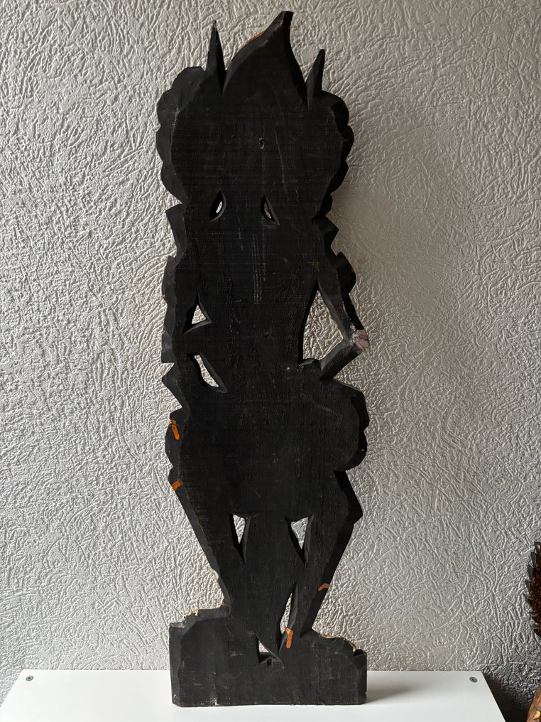 Hand-carved wall panels Balinese figures - sculptuur - Indonesië (Zonder minimumprijs) #4.3