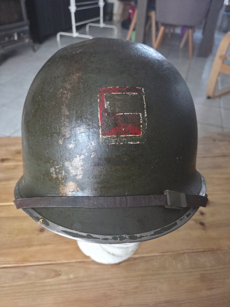 United States - Army/Infantry - Military helmet - USM1 helmet of the 69th Infantry Division WW2 #1.0