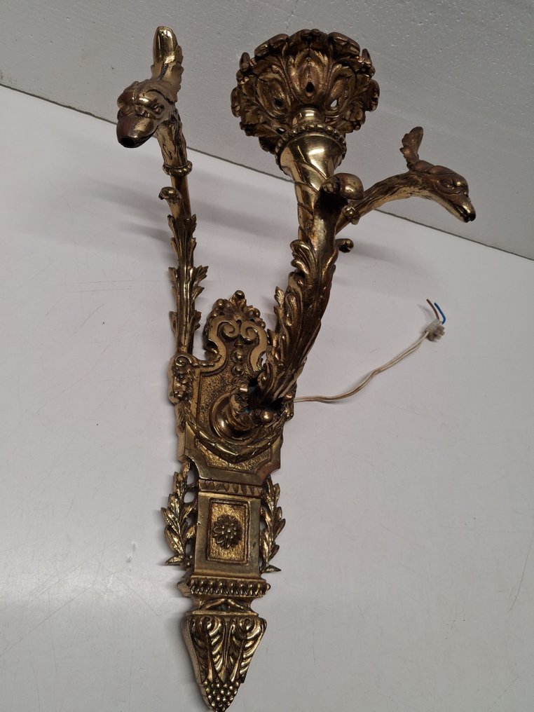 Wandlampe - Bronze - Bronzene Wandleuchte oder Ornament #3.2